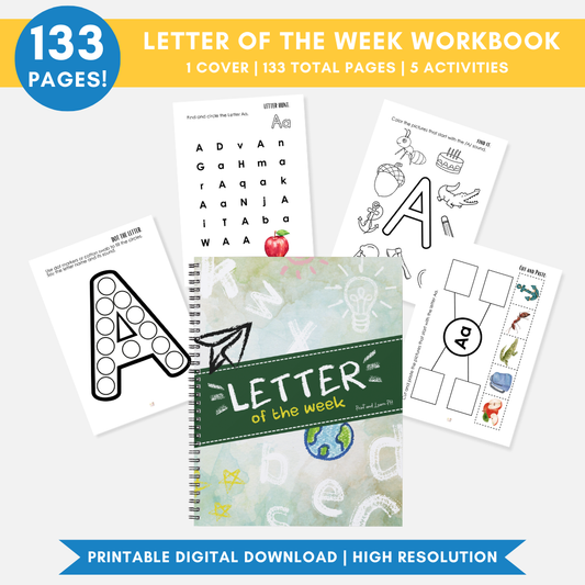 Letter of the Week Workbook (Digital Only)