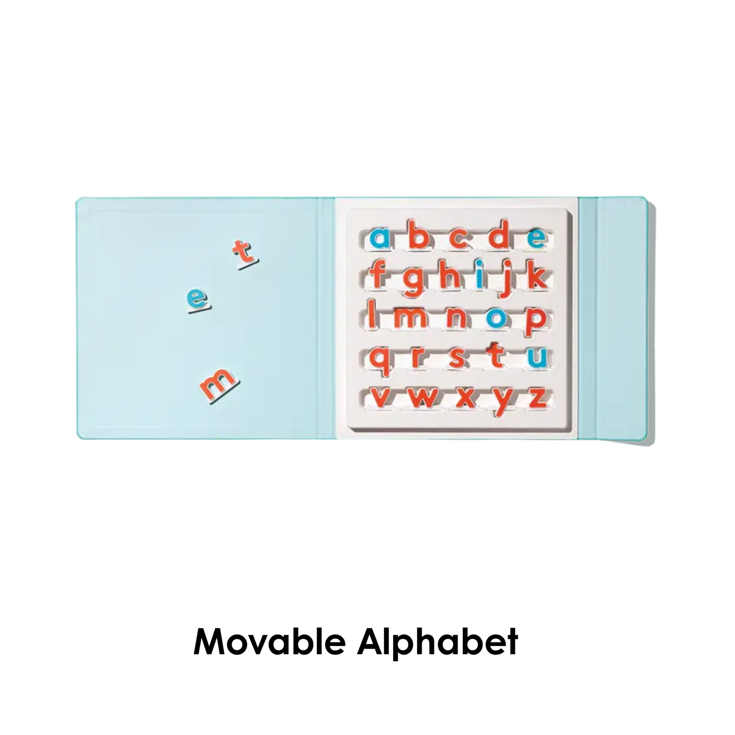 Reading for 4-5 Yrs Old: Wooden Letter Sound Blocks, Letter Case Beehive, Movable Alphabet & Spell & Check Slider