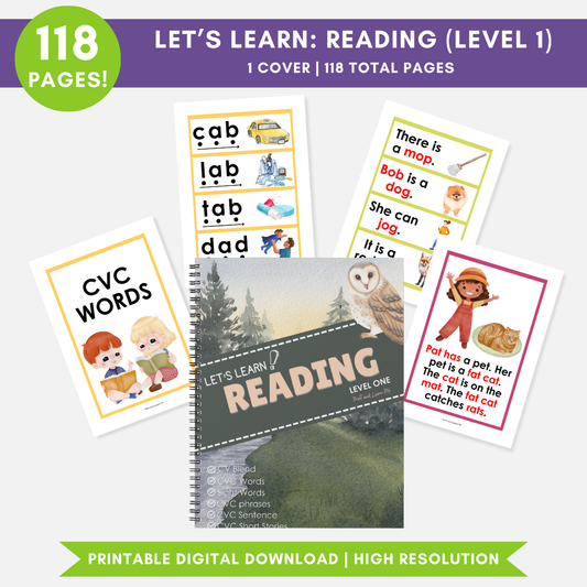Let's Learn: Reading Level One (Digital Only)