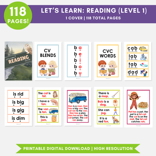 Let's Learn: Reading Level One (Digital Only)