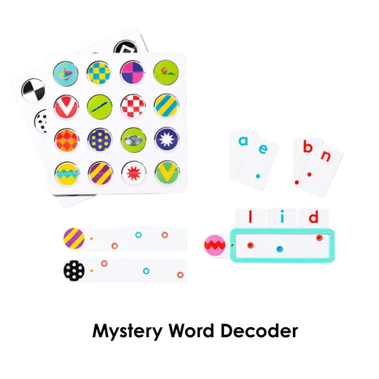 Reading for 5-6 Yrs Old: Mystery Word Decoder & Decodable Books