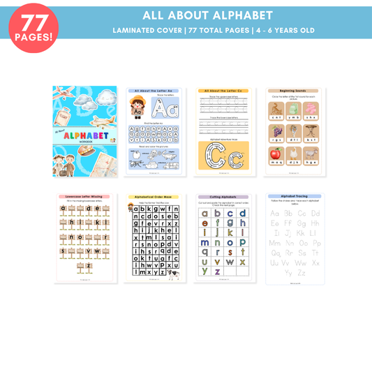 All About Alphabets Workbook
