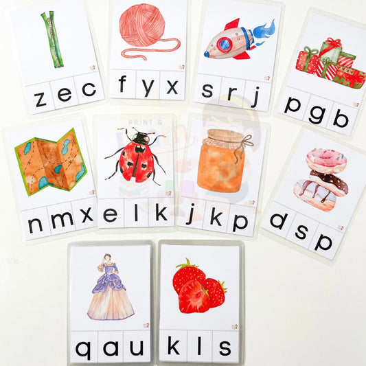 Activity Flashcard: Alphabet Beginning Sounds Clip