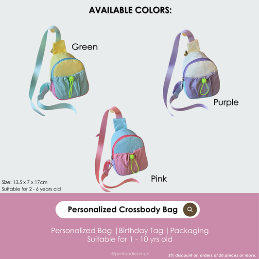 Personalized Crossbody Bag