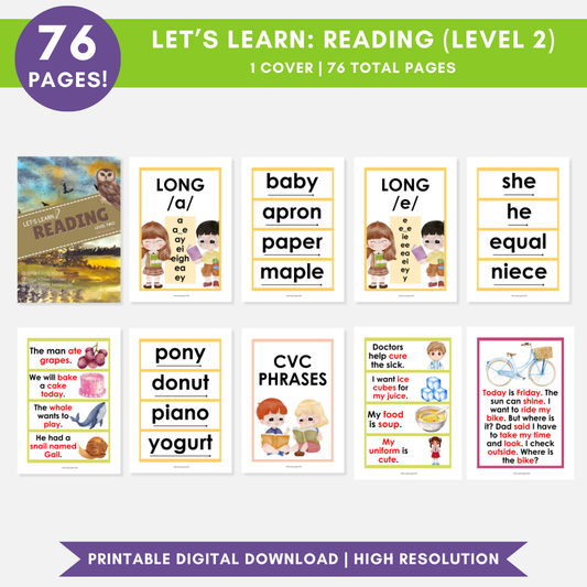 Let's Learn: Reading Level Two (Digital Only)