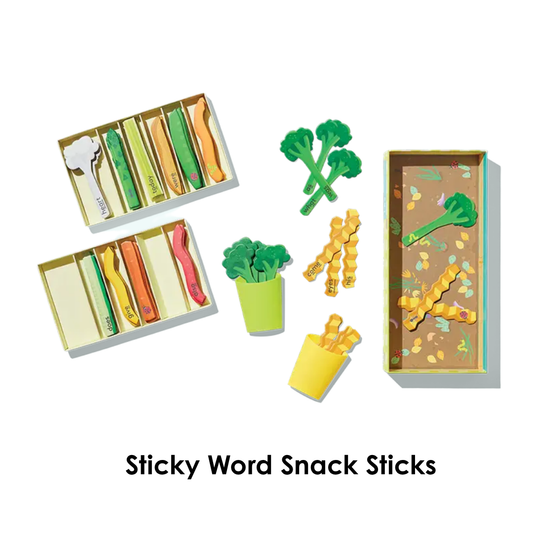 Reading for 5-6 Yrs Old: Sticky Word Snack Sticks & Short Vowel Sounds Books
