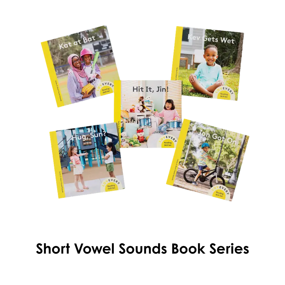 Reading for 5-6 Yrs Old: Sticky Word Snack Sticks & Short Vowel Sounds Books