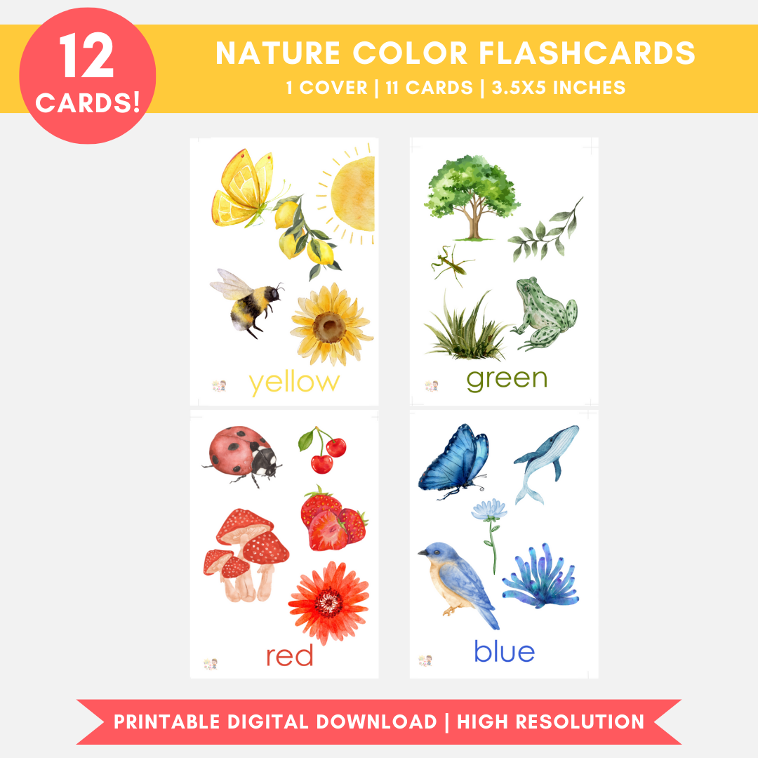 Nature Colors Flashcards (Digital Only)