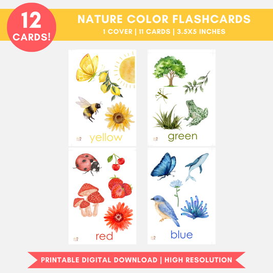 Nature Colors Flashcards (Digital Only)