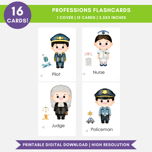 Professions Flashcards (Digital Only)