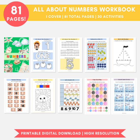 All About Numbers Workbook (Digital Only)