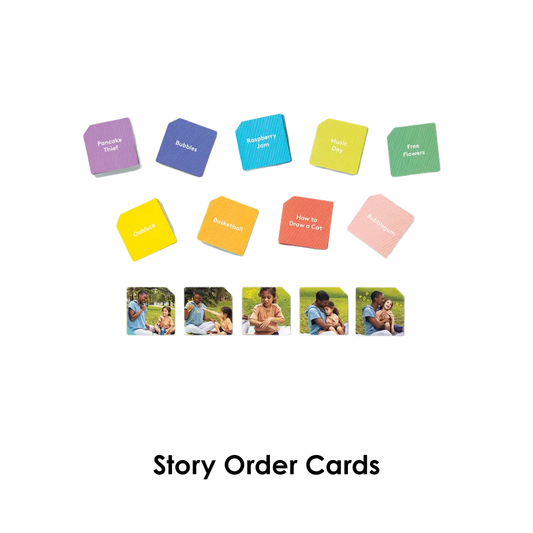 Reading for 5-6 Yrs Old: Story Order Cards & Set the Scene Storytelling Stage