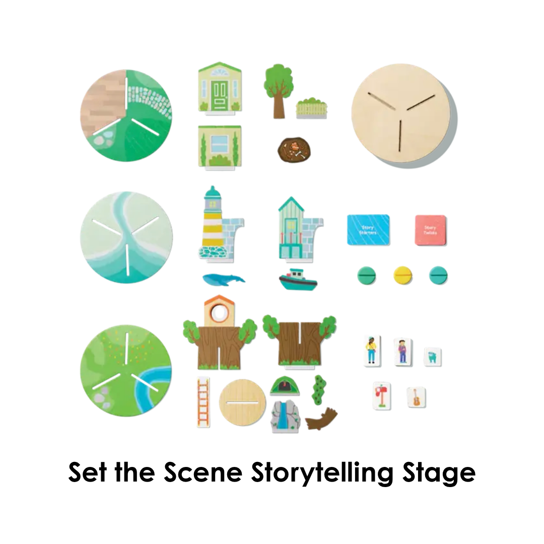 Reading for 5-6 Yrs Old: Story Order Cards & Set the Scene Storytelling Stage