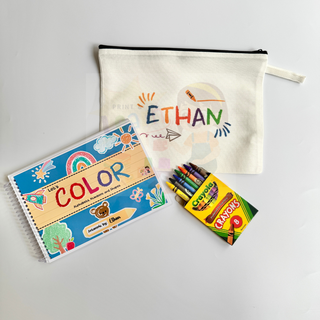 Let's Color: Alphabets, Numbers & Shapes