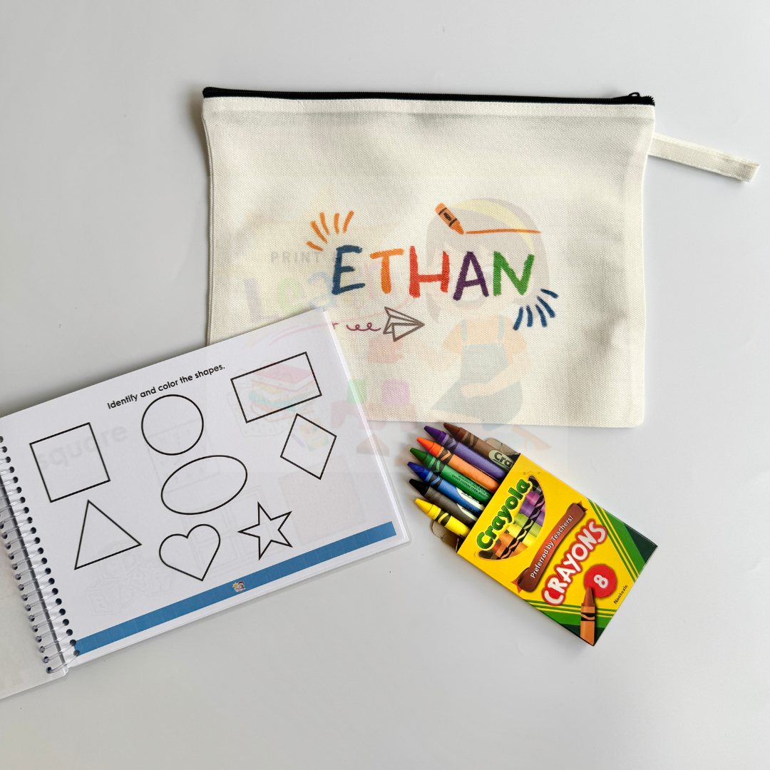 Let's Color: Alphabets, Numbers & Shapes