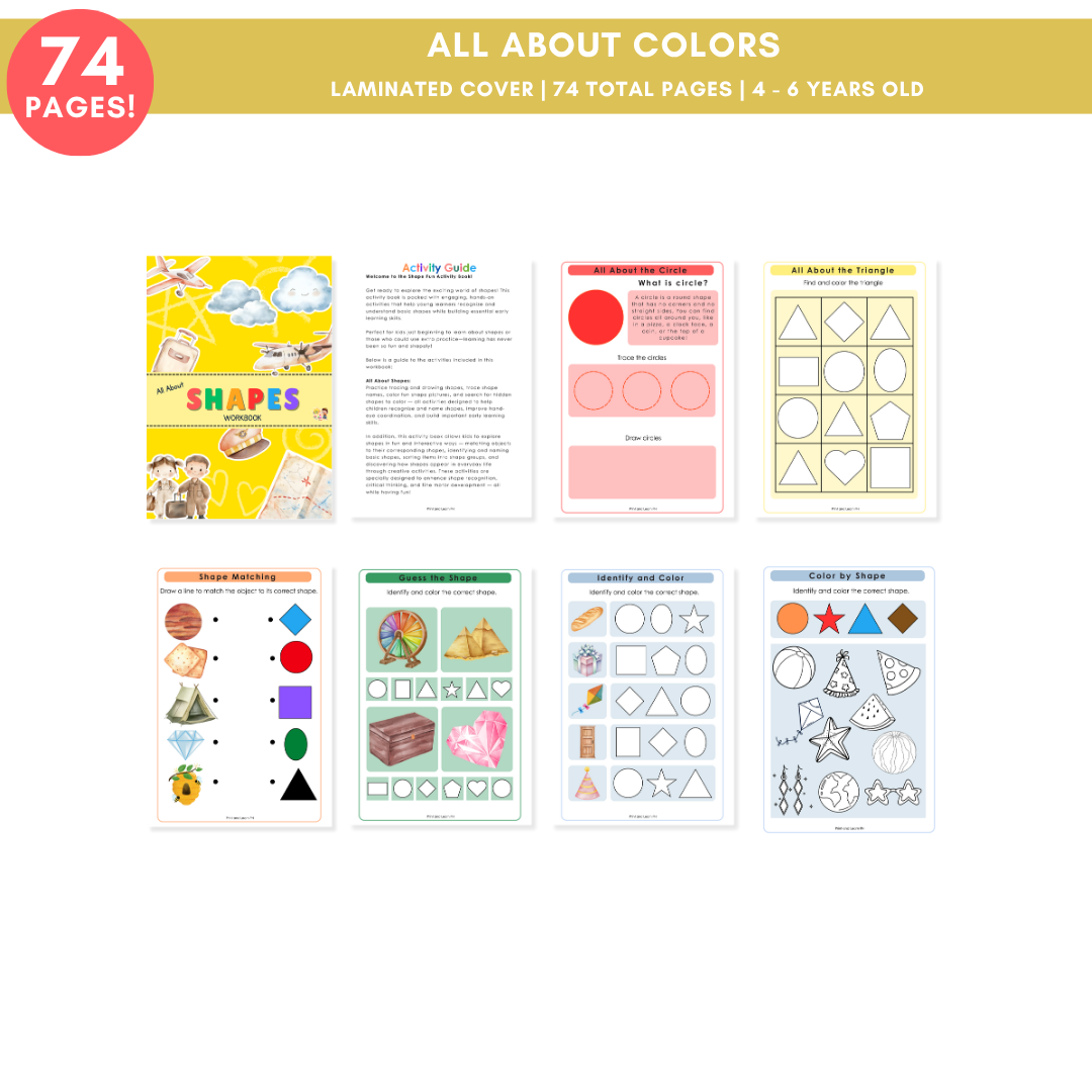 All About Shapes Workbook