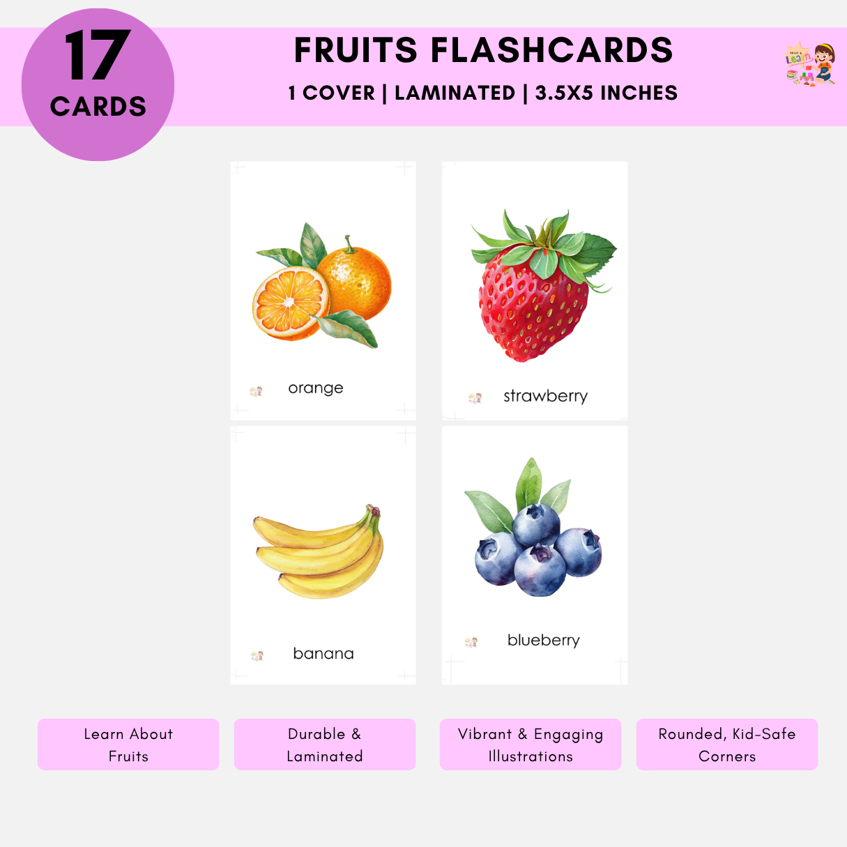 Flashcard: Fruits
