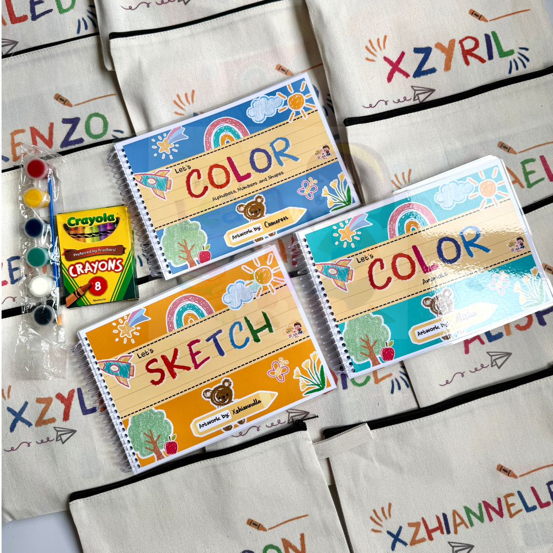 Let's Color: Alphabets, Numbers & Shapes