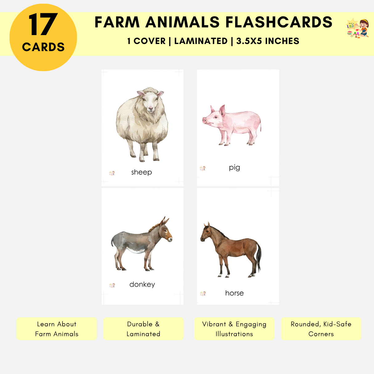 Flashcard: Farm Animals