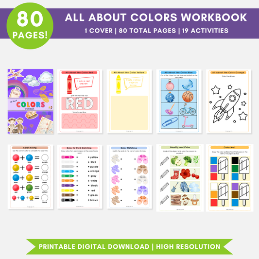 All About Colors Workbook (Digital Only)
