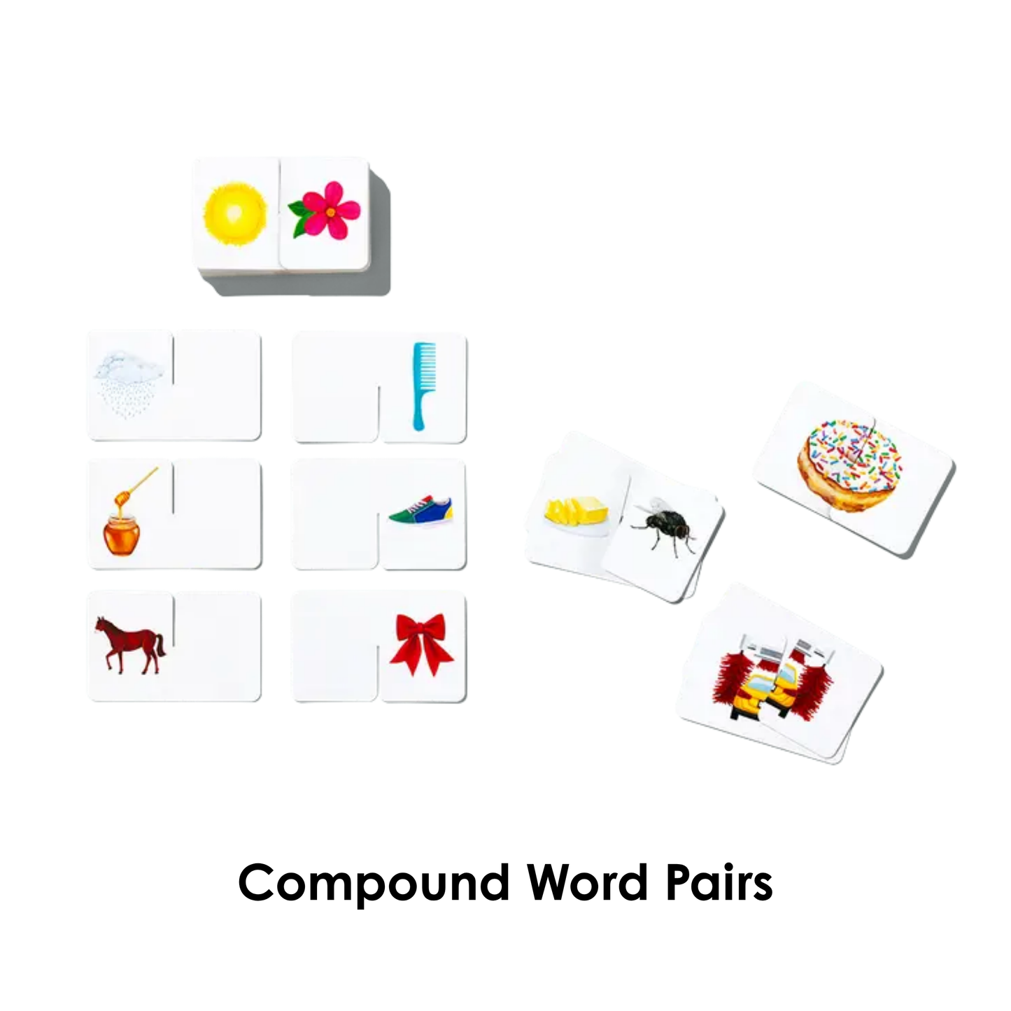 Reading for 4-5 Yrs Old: Follow the Sound Maze & Compound Word Pairs