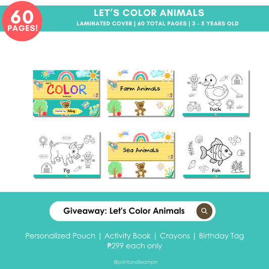 Let's Color: Animals