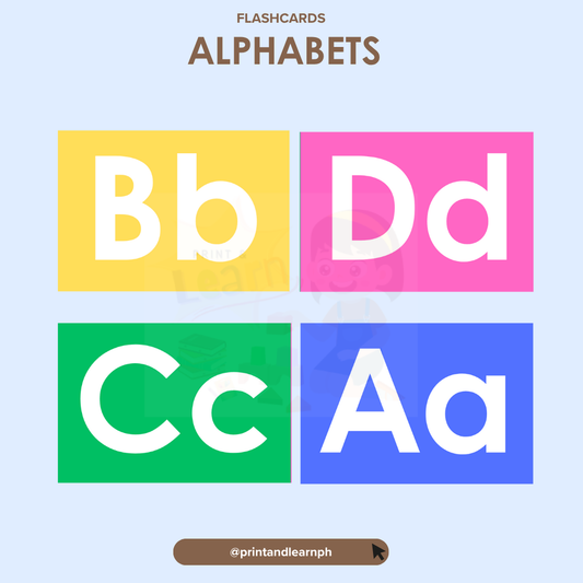 Flashcard: Alphabets