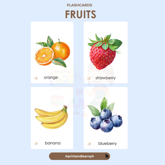 Flashcard: Fruits