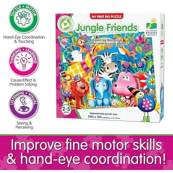 My First Big Floor Puzzle - Jungle Friends