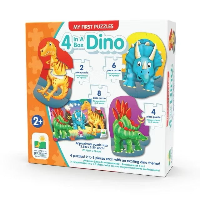 My First Puzzle - Sets 4 in A Box Puzzles Dino