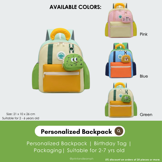 Personalized Backpack for Kids