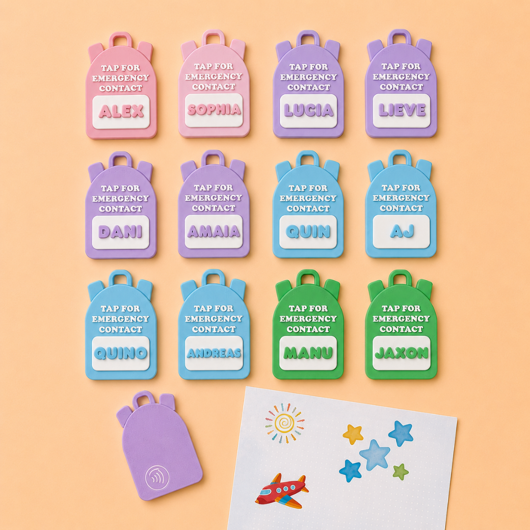 Personalized NFC Emergency Bag Tag
