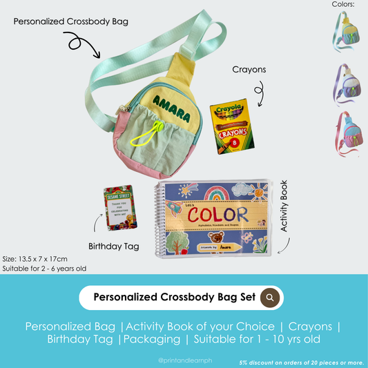 Personalized Crossbody Bag SET