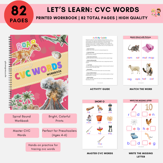 Let’s Learn: CVC Words (Workbook)