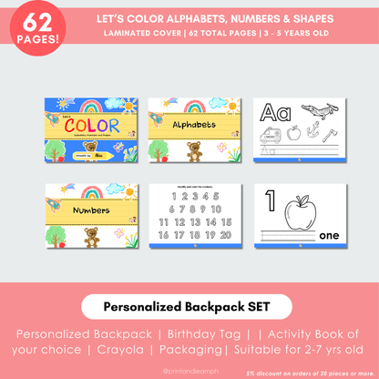 Personalized Backpack SET