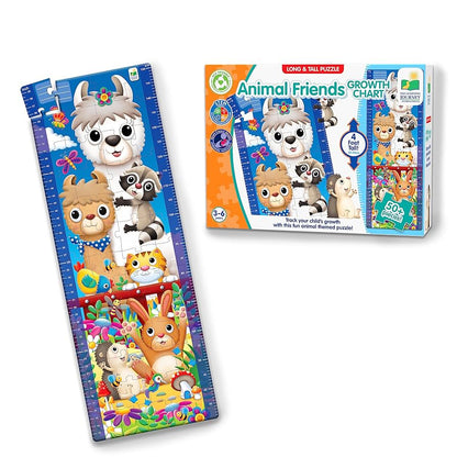 Long and Tall Puzzles - Animal Friends Growth Chart