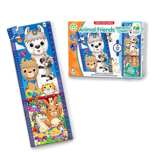 Long and Tall Puzzles - Animal Friends Growth Chart