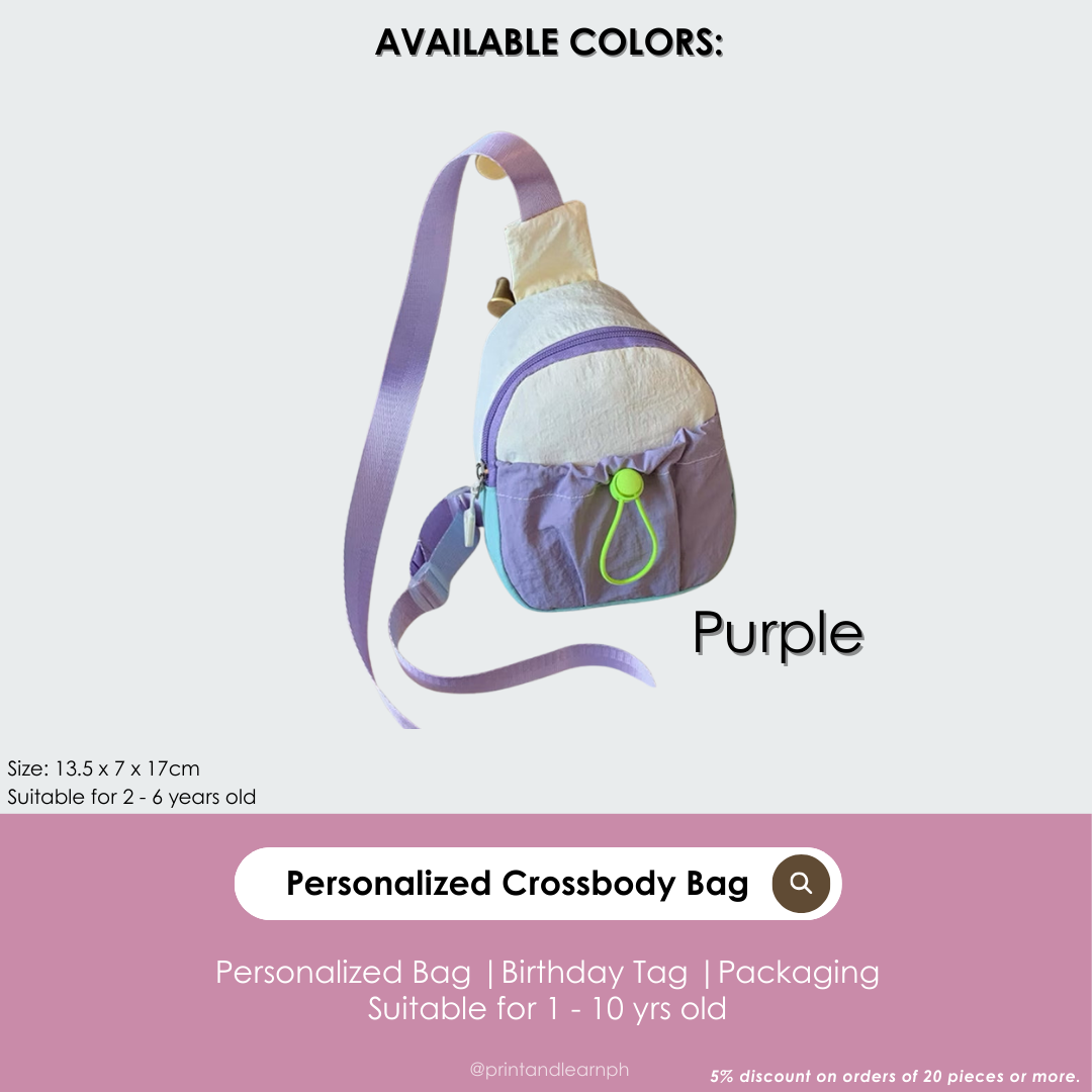 Personalized Crossbody Bag