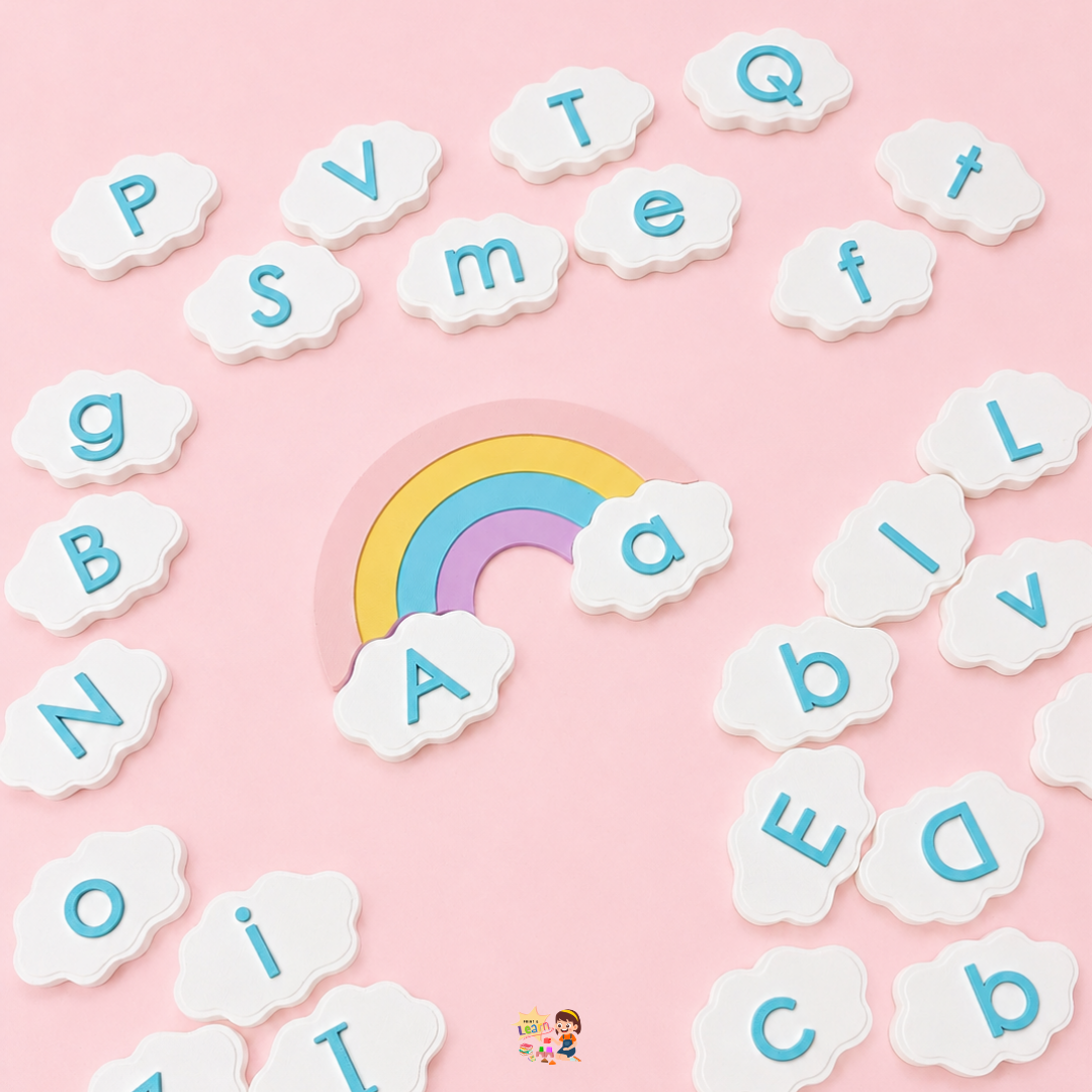 Cloud & Rainbow Alphabet Matching Set
