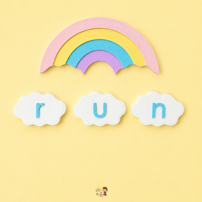 Cloud & Rainbow Alphabet Matching Set