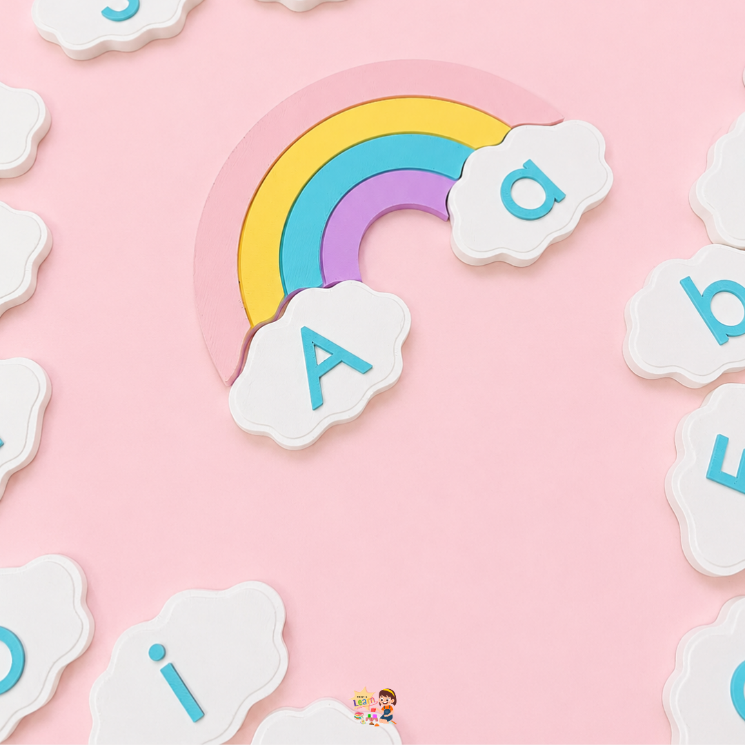 Cloud & Rainbow Alphabet Matching Set