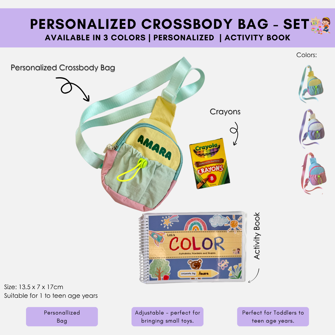 Personalized Crossbody Bag - SET