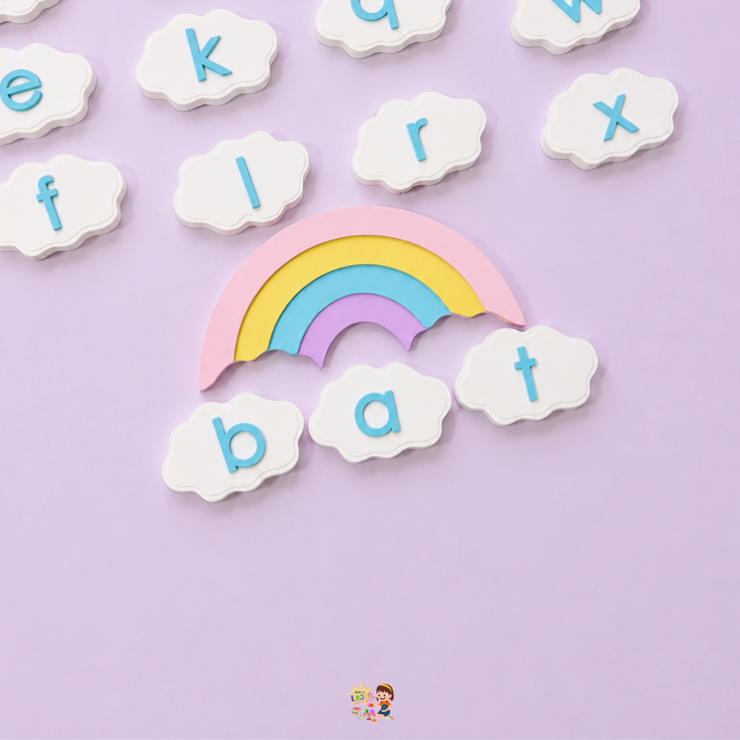 Cloud & Rainbow Alphabet Matching Set