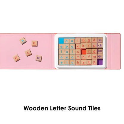 Reading for 5-6 Yrs Old: Sound Swap & Drop, Consonant Blends Books, Crossword Builder &  Wooden Letter Sound Tiles