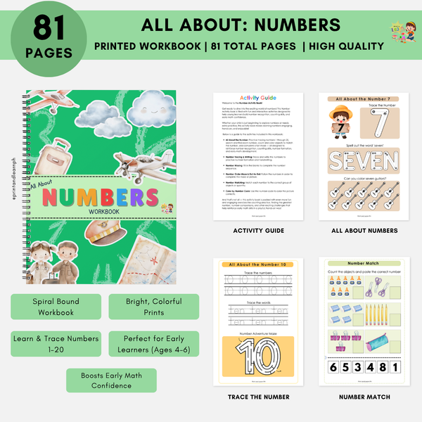 Math All Numbers All About Numbers Workbook – Print and Learn PH