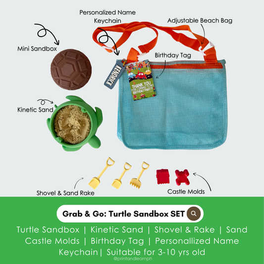 Grab & Go: Turtle Mini Sandbox SET