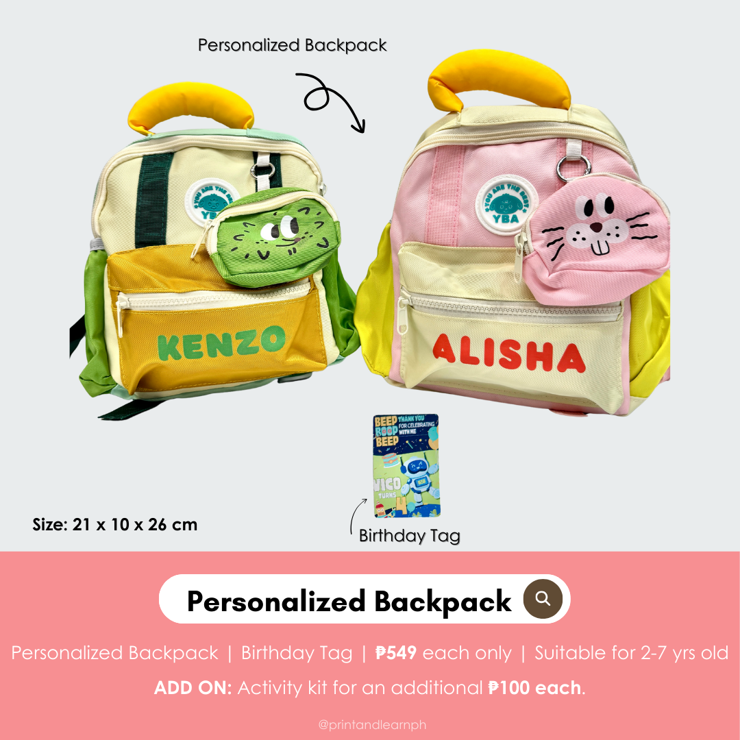 Personalized Backpack for Kids