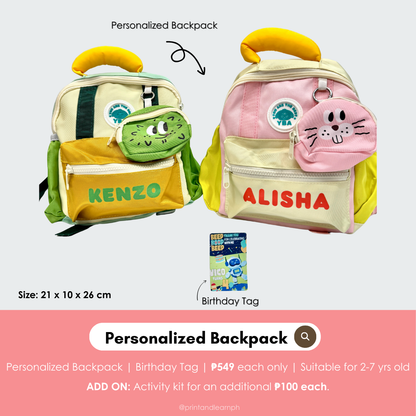 Personalized Backpack for Kids
