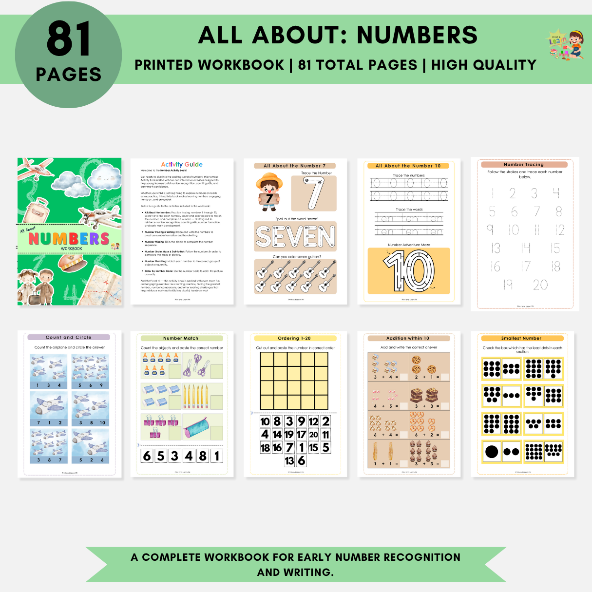 All About Numbers Workbook