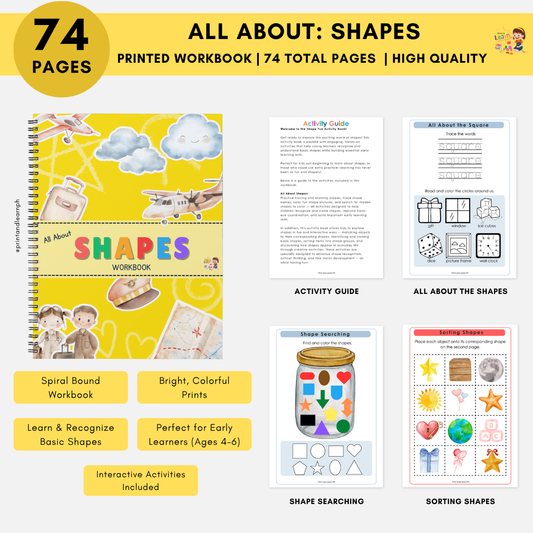 All About Shapes Workbook